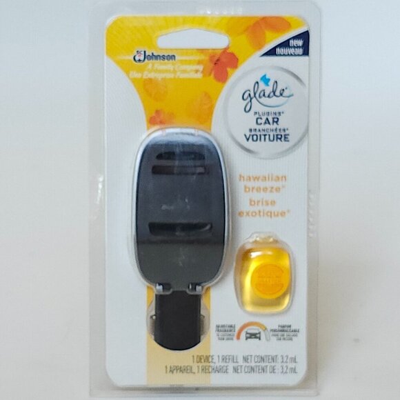 GLADE Car Plugin plus Refill BNIP HAWAIIAN BREEZE SC Johnson - Picture 1 of 3